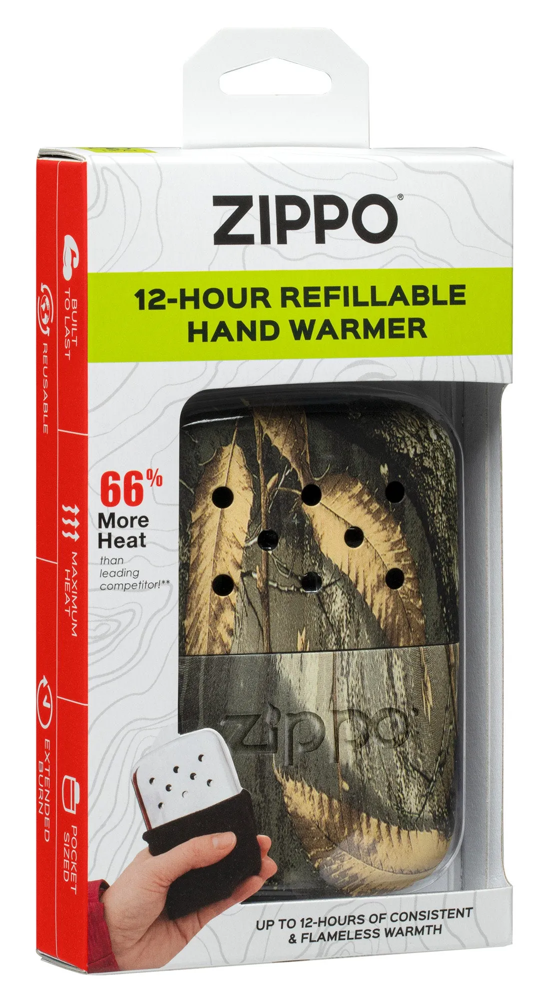 12-Hour Realtree<sup>®</sup> Edge Refillable Hand Warmer