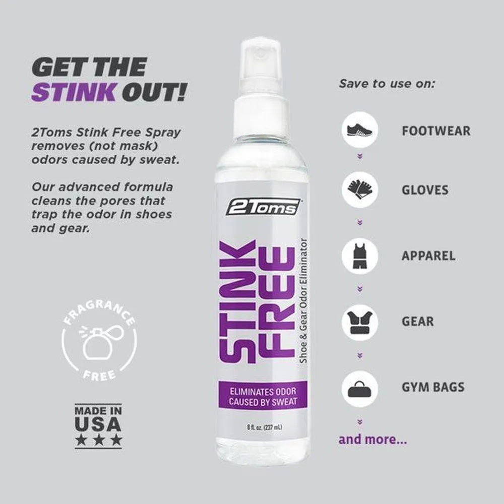 2Toms Stink Free 8oz Spray Bottle