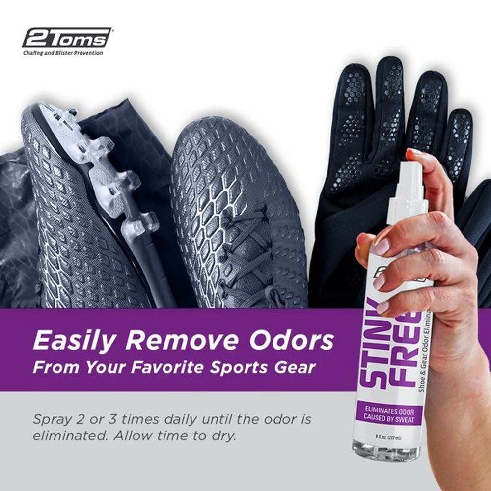 2Toms Stink Free 8oz Spray Bottle
