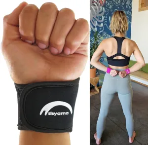 2X Adjustable Neoprene Wrist Support Brace Compression Wrap Bands Wristband Men Women Youth Kid Small Petite 360Comfort FIT