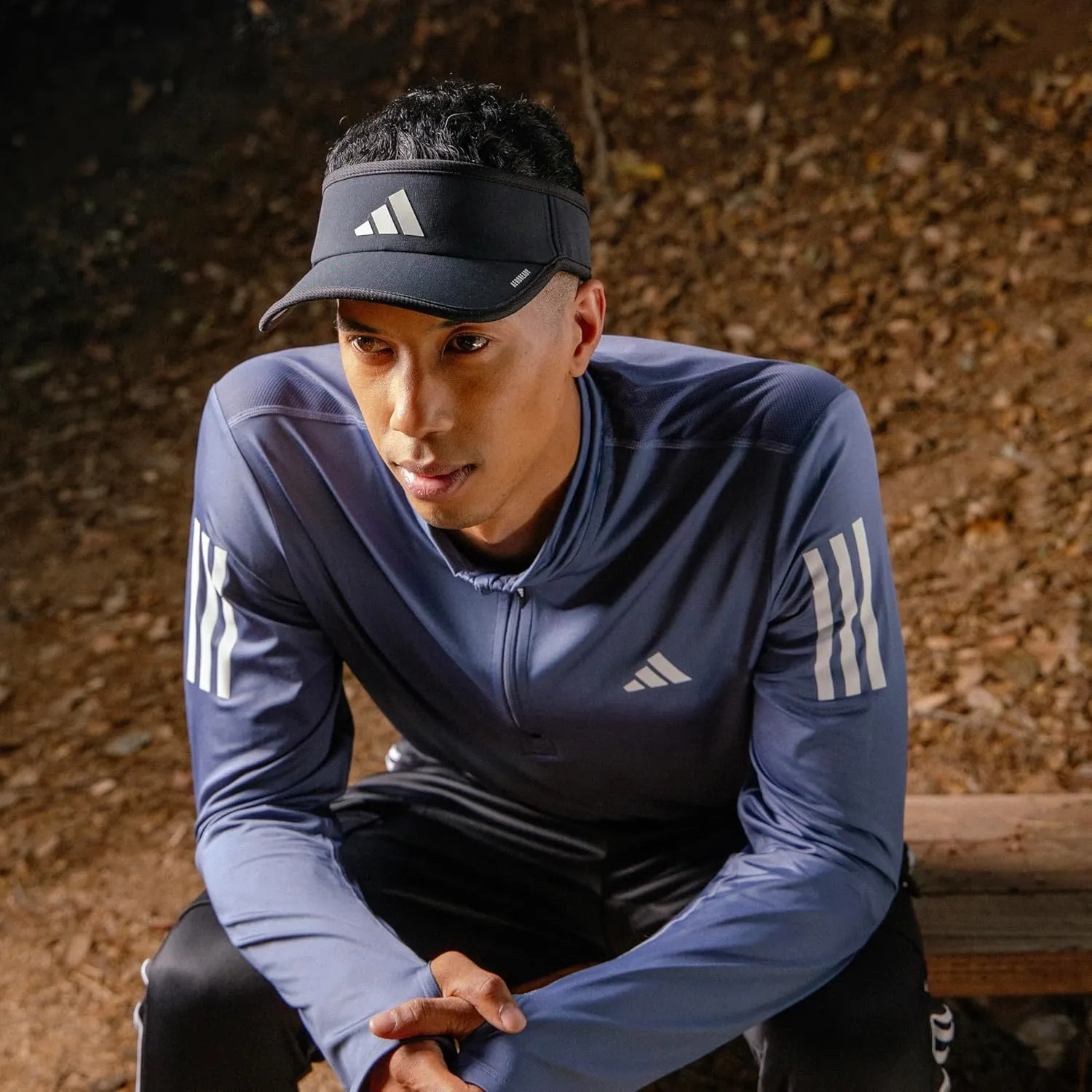 adidas Men's Superlite Adjustable Fit Sport Performance Visor
