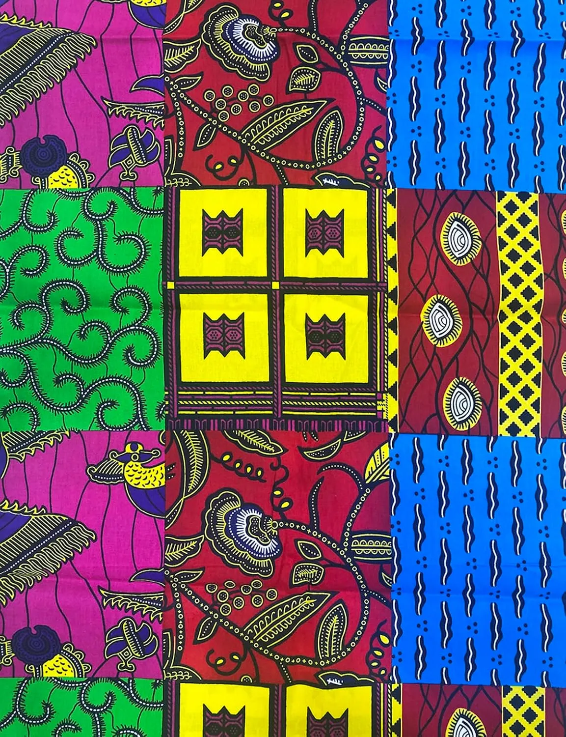 African Head Wrap Extra Long 72x22Wax Print Head Scarf Tie for Women