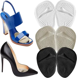 Ball of Foot Cushions with Stoppers, High Heel Inserts Weight Shifting, High Heel Comfort Pads Metatarsal Pads, Shoe Inserts for Women