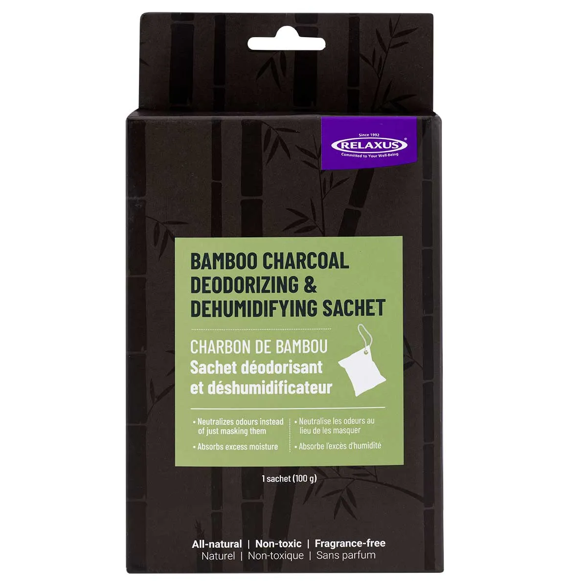 Bamboo Charcoal Deodorizing & Dehumidifying Sachets