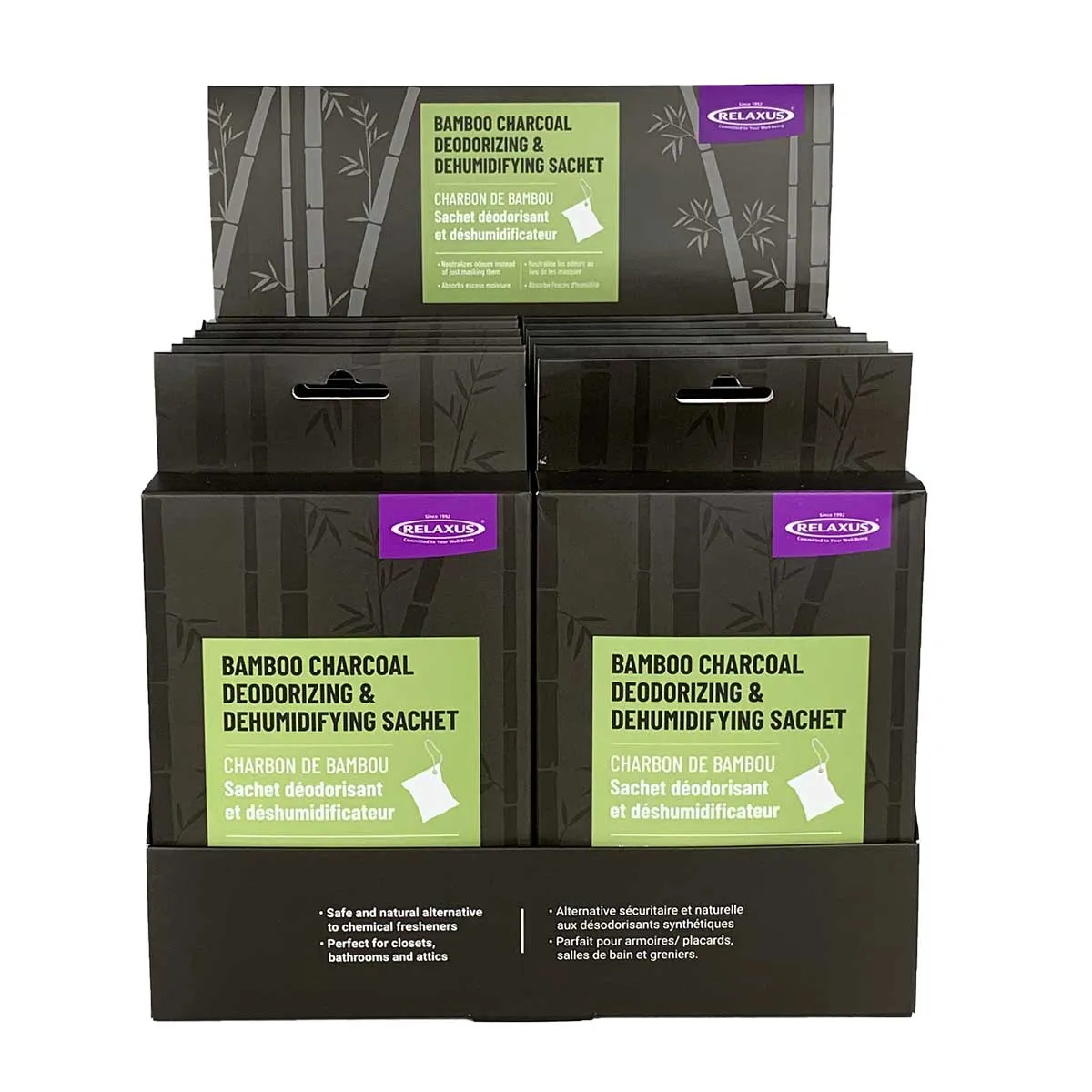Bamboo Charcoal Deodorizing & Dehumidifying Sachets