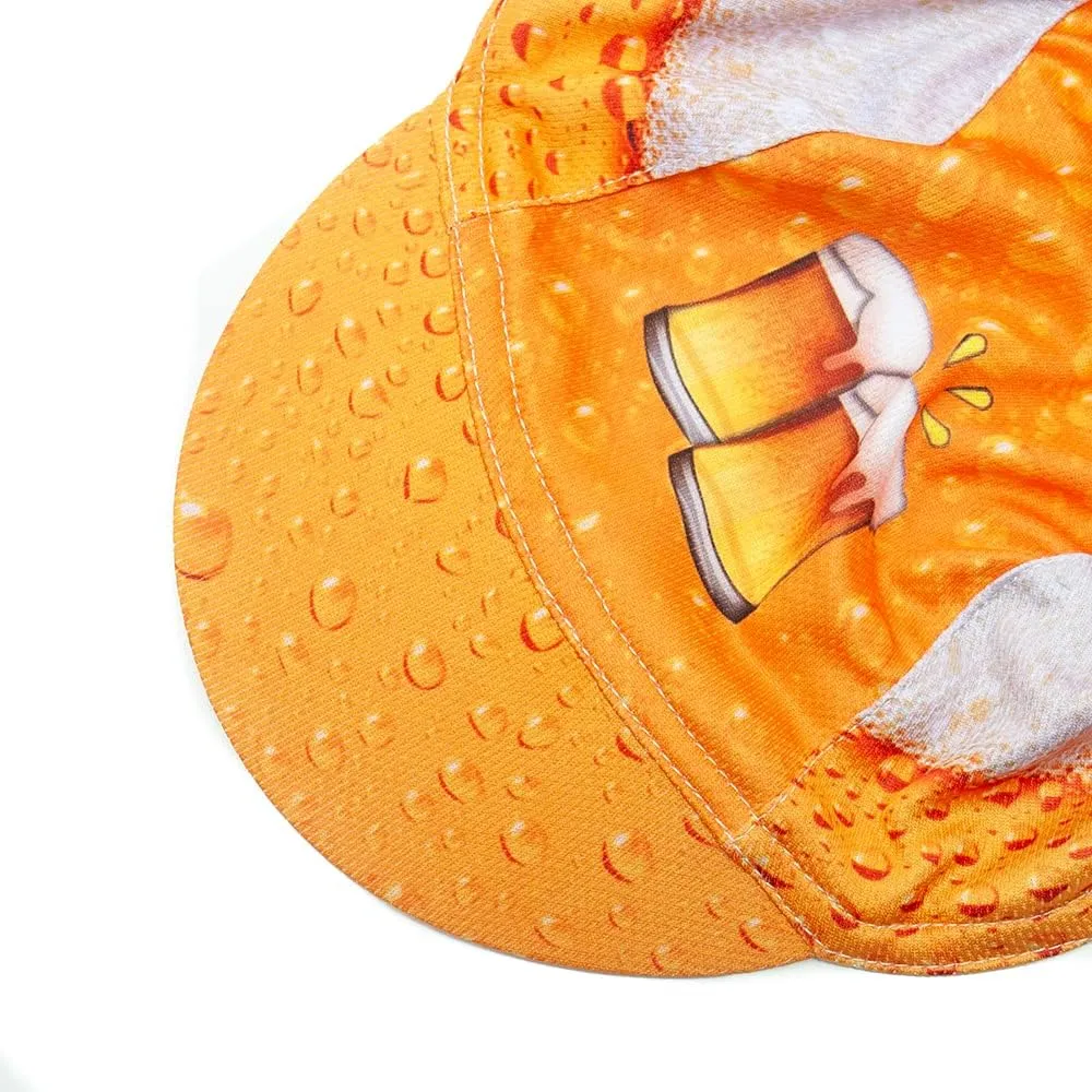 Beer Cycling Cap - Retro Cycling Hat-Under Helmet - Cycling Helmet Liner Breathable&Sweat Uptake