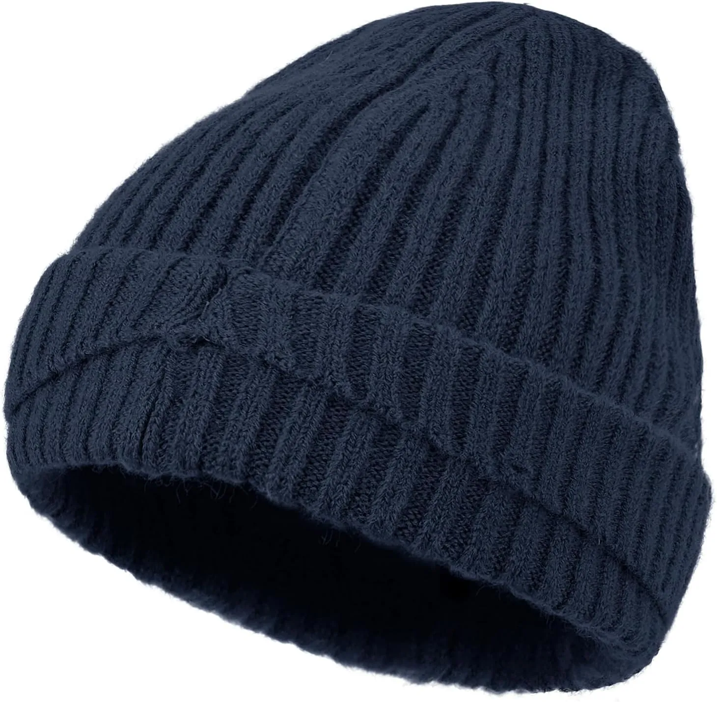 CLAPE Winter Beanie Hats for Men Women Cute Plain Stocking Cuffed Cap Warm and Durable Stylish Toboggan Skull Caps
