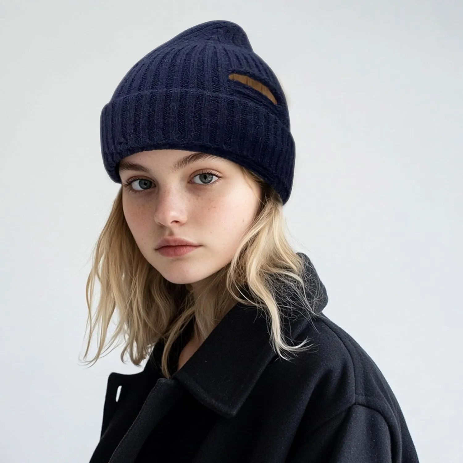 CLAPE Winter Beanie Hats for Men Women Cute Plain Stocking Cuffed Cap Warm and Durable Stylish Toboggan Skull Caps