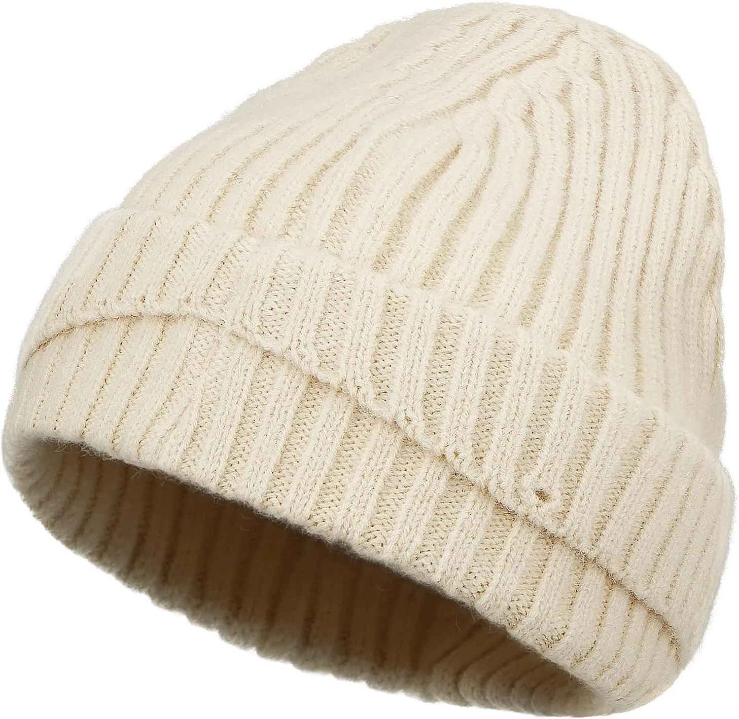 CLAPE Winter Beanie Hats for Men Women Cute Plain Stocking Cuffed Cap Warm and Durable Stylish Toboggan Skull Caps
