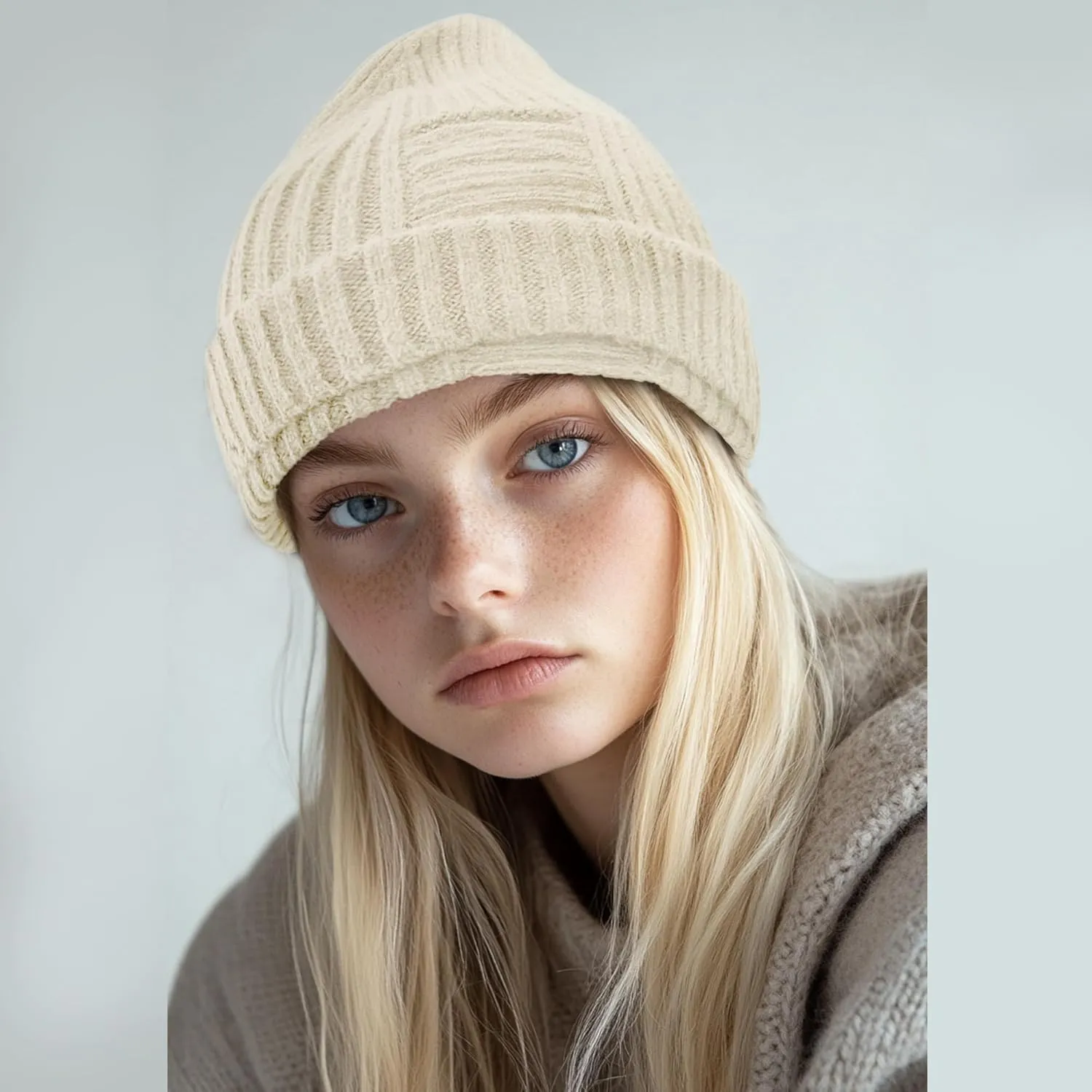 CLAPE Winter Beanie Hats for Men Women Cute Plain Stocking Cuffed Cap Warm and Durable Stylish Toboggan Skull Caps