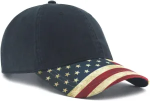 Cotton United States Flag Adjustable Baseball Cap