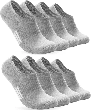Eedor No Show Socks for Women & Men (Unisex) - Athletic Non Slip & Low Cut Invisible Socks - Soft & Stretchable Cotton Blend