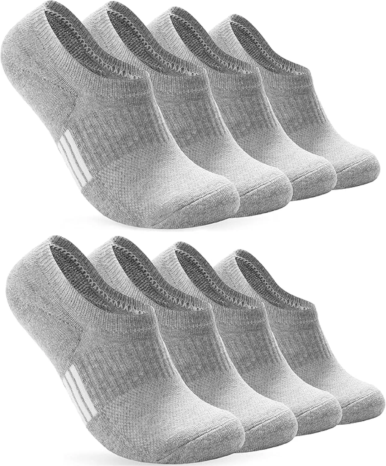 Eedor No Show Socks for Women & Men (Unisex) - Athletic Non Slip & Low Cut Invisible Socks - Soft & Stretchable Cotton Blend