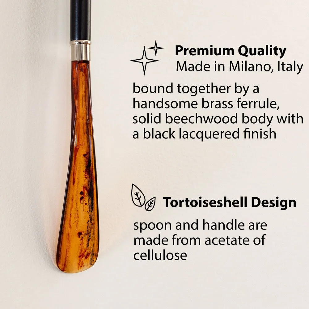 FootFitter Medium 22" Shoe Horn with Tortoiseshell Duck Handle
