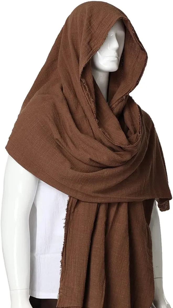 GRACEART Post Apocalyptic Shawl Scarf Shaman Cowl Medieval Costume Sash