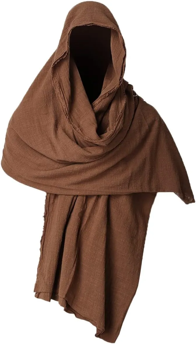 GRACEART Post Apocalyptic Shawl Scarf Shaman Cowl Medieval Costume Sash