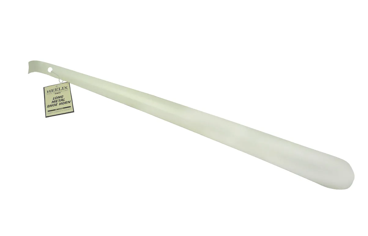HEELIX 23" METAL SHOE HORN WITH HOOK GRIP