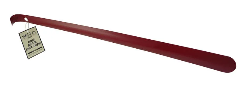 HEELIX 23" METAL SHOE HORN WITH HOOK GRIP