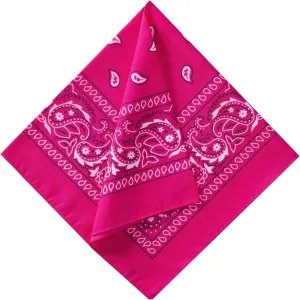 Large Bandana Headband - Handkerchief Bandanas for Men & Women - Paisley Bandana Pack - Cowboy Scarf