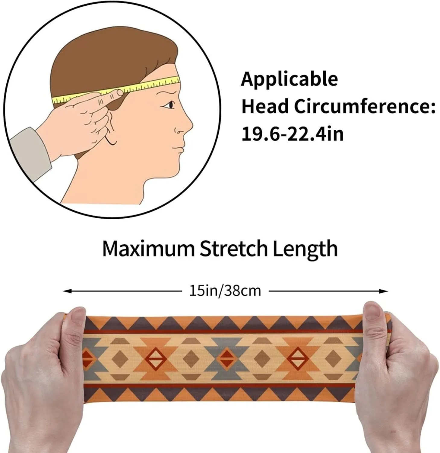 Mens Sweat Band Headband Working Out Sports Headband Athletic Cycling Sweat Band