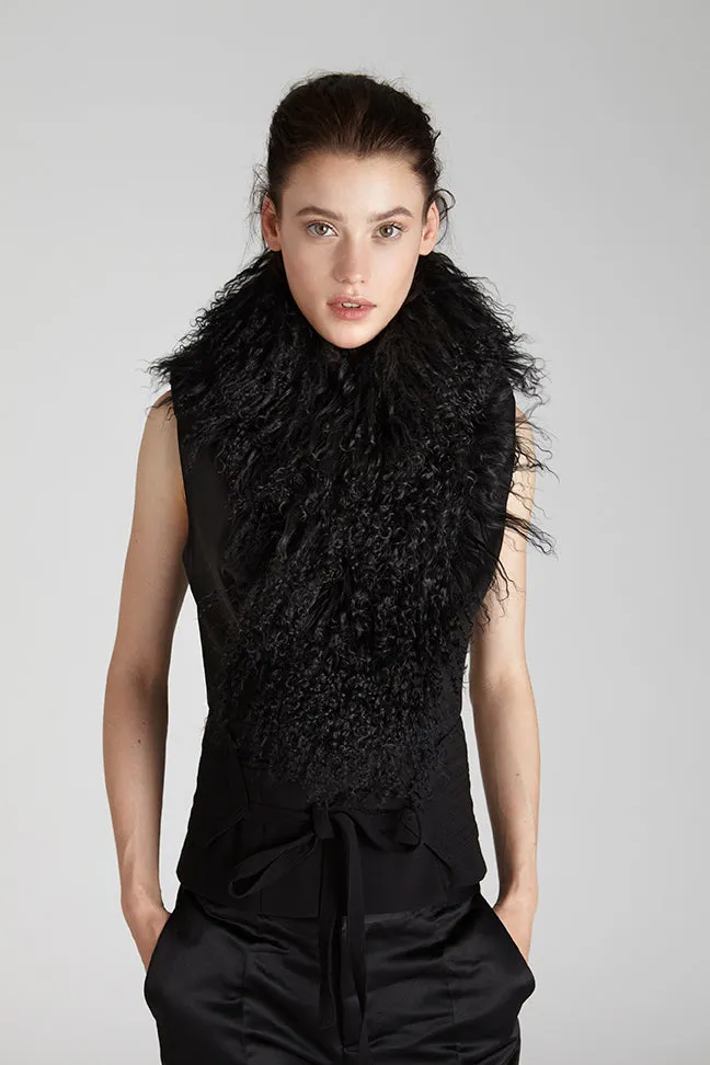 Milani Black Lamb Scarf