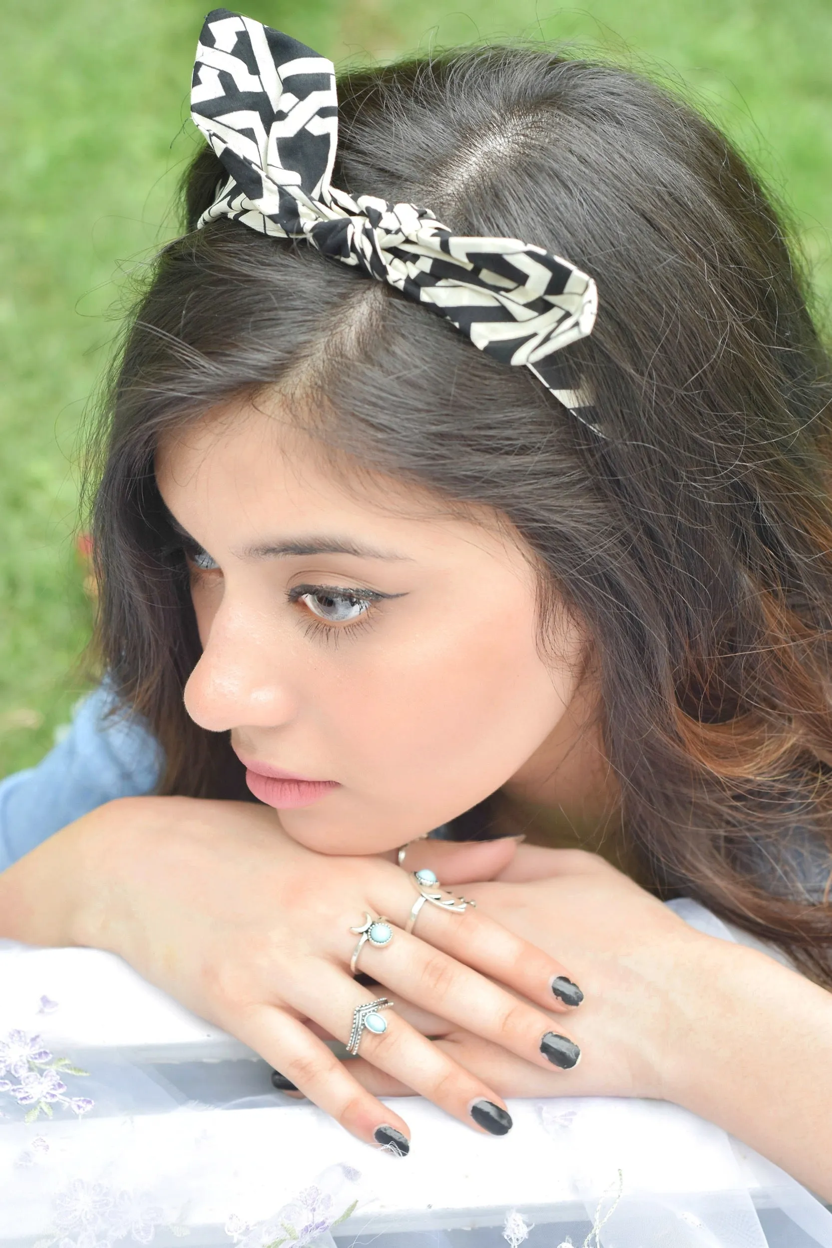 Monochrome Hair Band