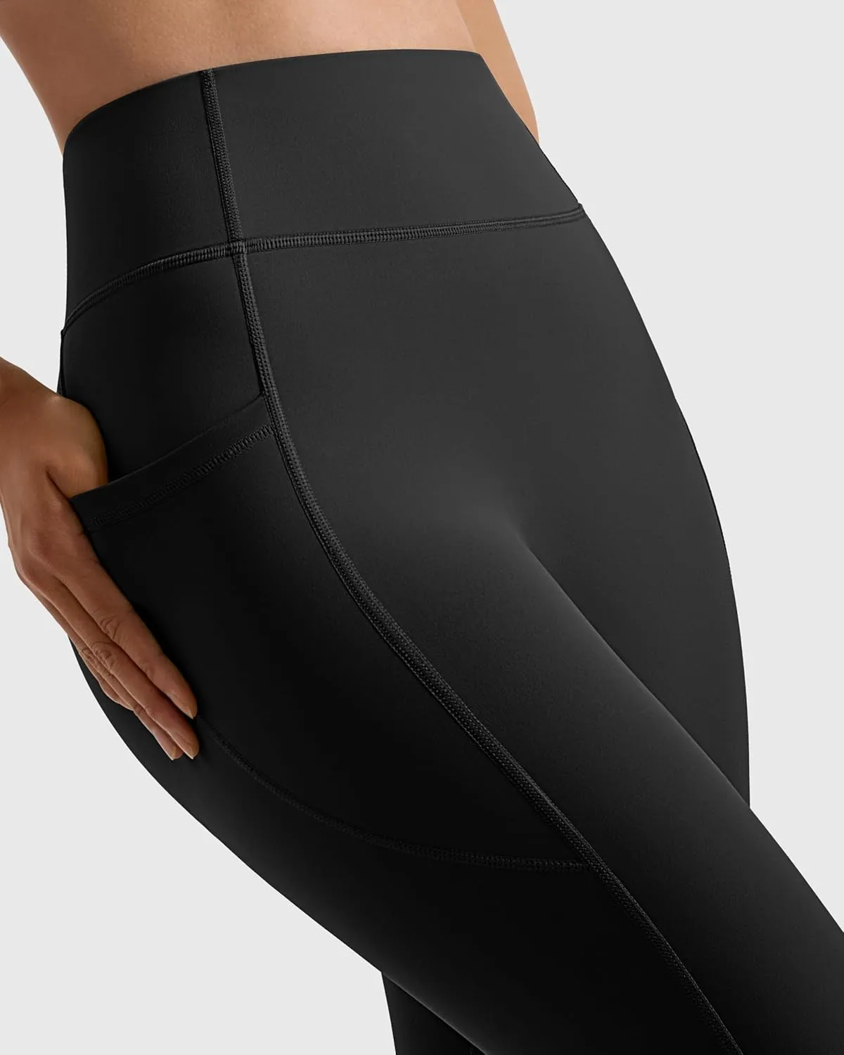 MOOSLOVER Women Buttery Soft Capris Leggings with Pockets High Waisted Scrunch Butt Tummy Control Workout Yoga Pants