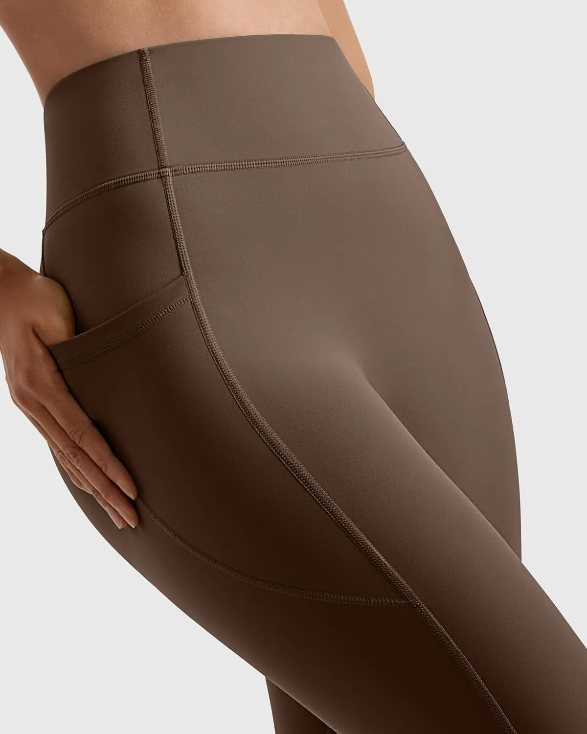 MOOSLOVER Women Buttery Soft Capris Leggings with Pockets High Waisted Scrunch Butt Tummy Control Workout Yoga Pants