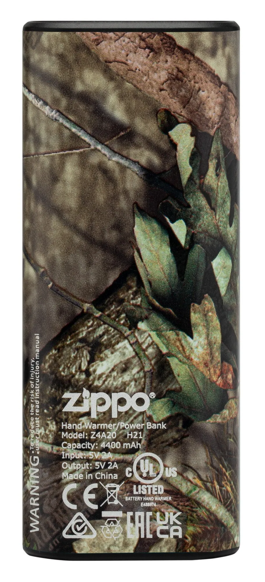 Mossy Oak<sup>®</sup> Break-Up Country<sup>®</sup> HeatBank<sup>®</sup> 6 Rechargeable Hand Warmer