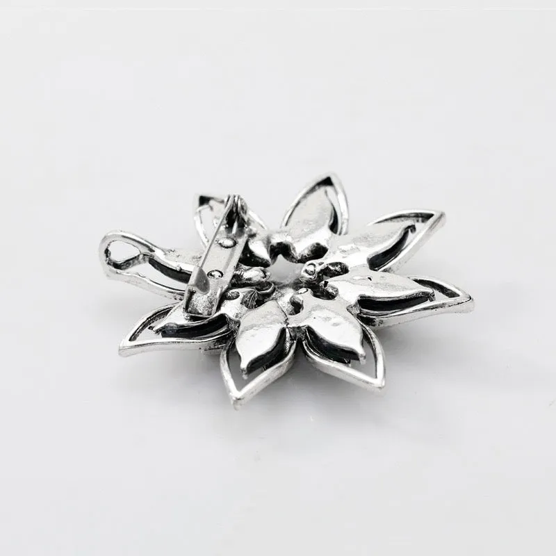 Nacre Flower Brooch
