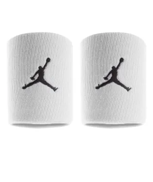 Nike Jumpman Wristbands 2 Pack White