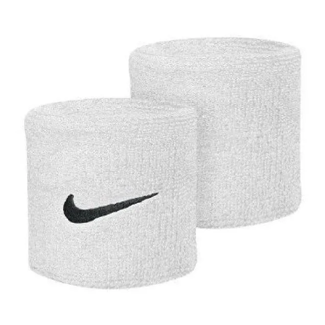 Nike Swoosh Wristband White/Black