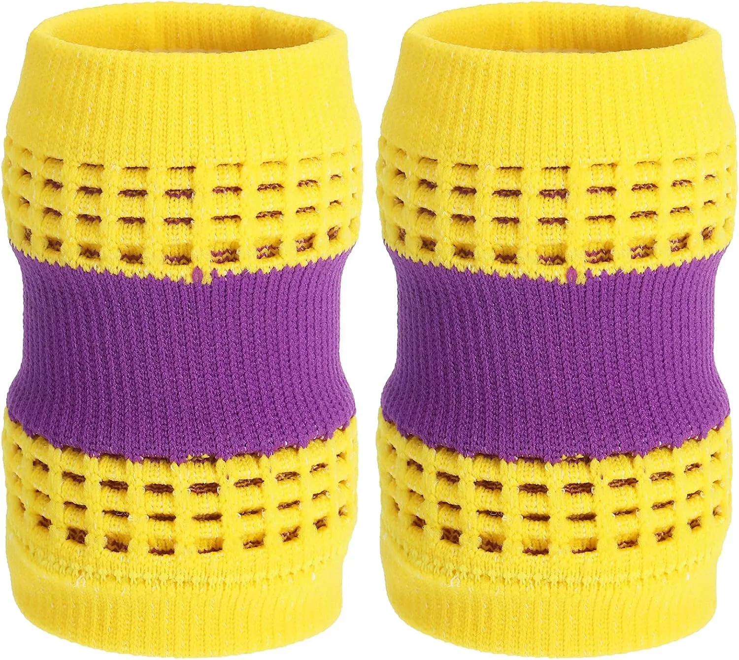 PATIKIL Sports Wristband Sweatbands for Men and Women, Breathable Nylon Tennis Wrist Bands Absorbent Sweat Band for Basketball Football Baseball Running Gym