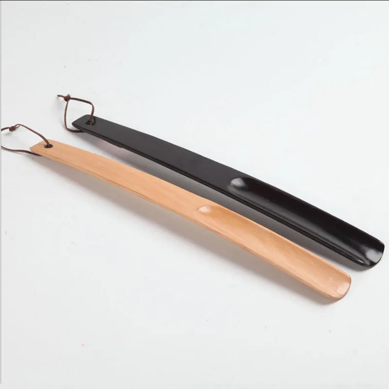Premium Bamboo Wooden Shoe Horn With Long Handle