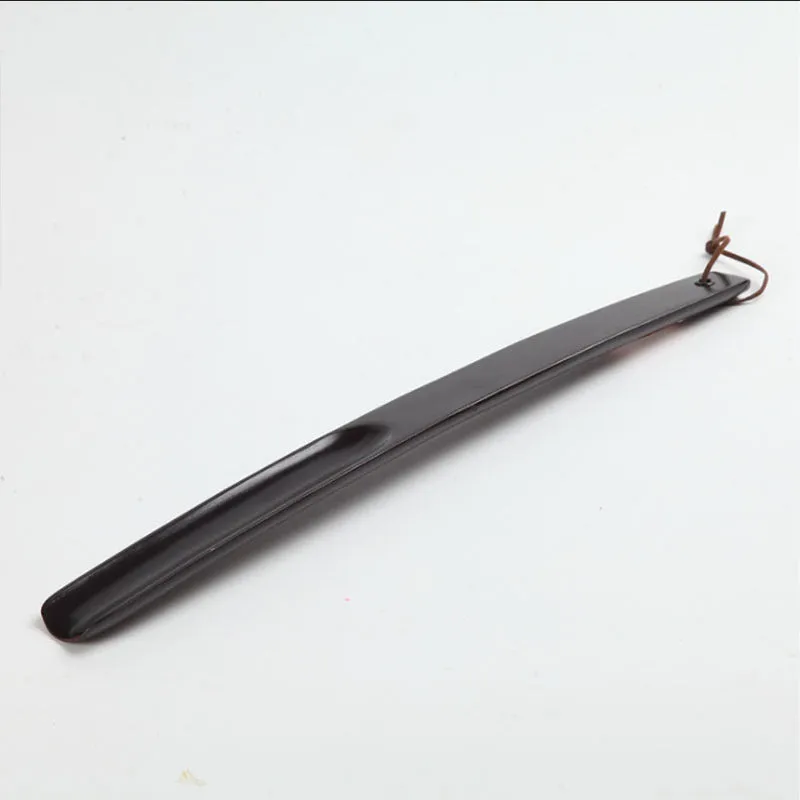 Premium Bamboo Wooden Shoe Horn With Long Handle