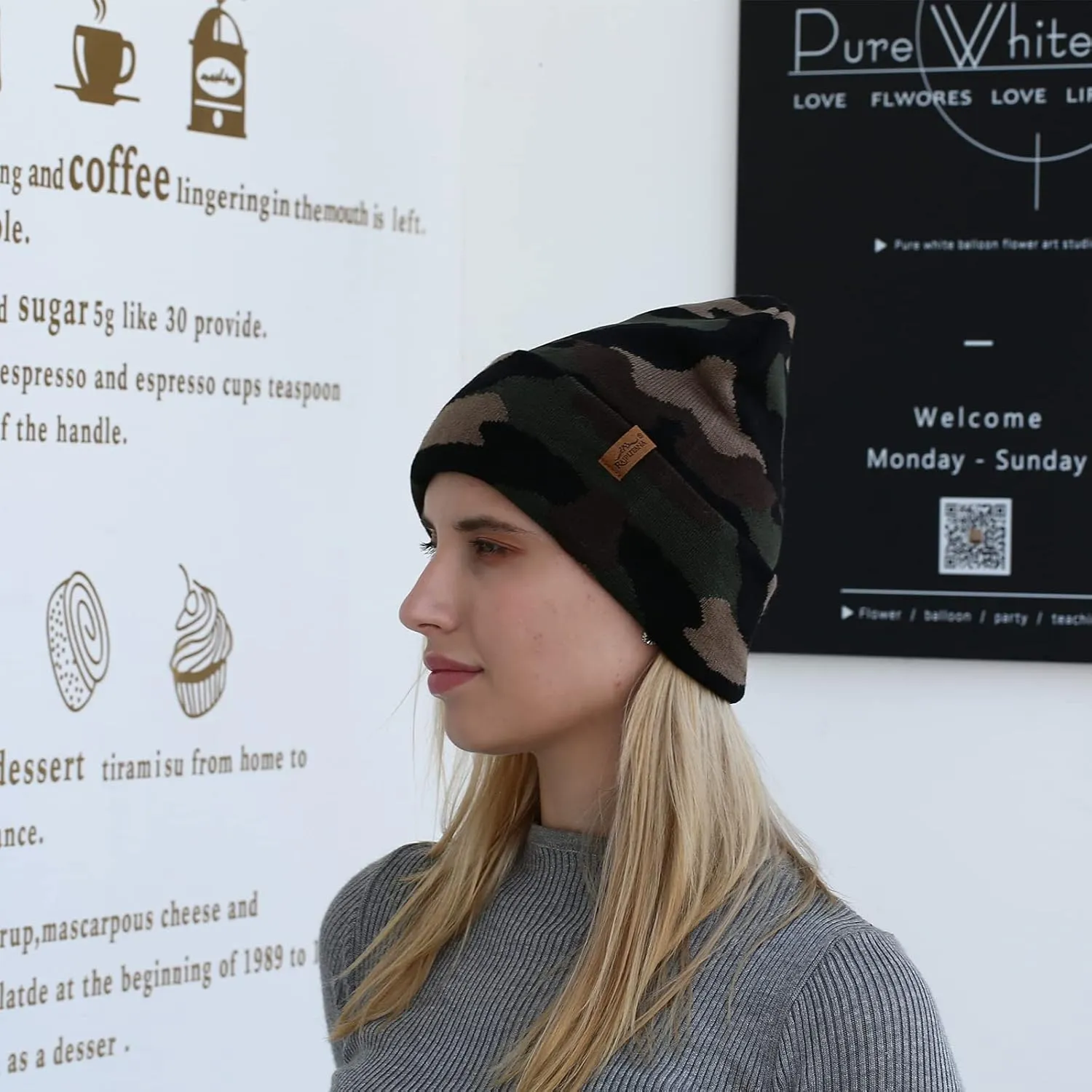 Rajputana 1 & 2 Packs Unisex Knit Winter Beanie Hats Cap Set for Men and Women