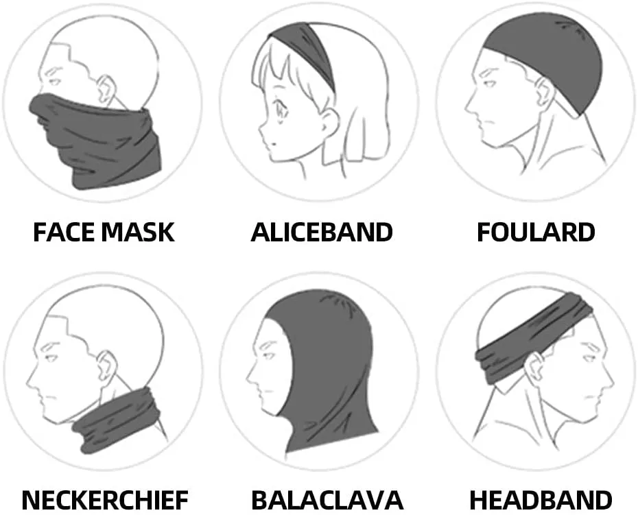 ROCKBROS Cooling Neck Gaiter Face Mask Fishing Scarf Face Cover for Men Women