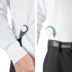 Shirt Stays, Hidden Suspenders for Men Police 2 Pair Mens Suspenders Adjustable for Military and Shirt Keepers