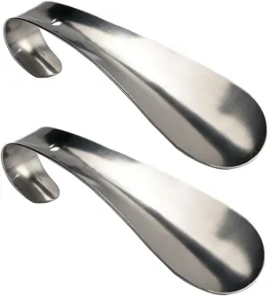 Shoe Horn,Shoe Horn Long Handle for Seniors - Shoe Horns for Men,Long Shoe Horn for Seniors,Shoehorn Long-Handle,Long Handled Shoe Horn, 6 Inch Long Metal Shoe Helper,Shoe Horn for Women, 2 Pack