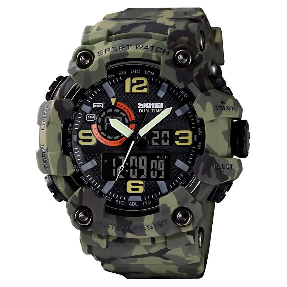 Skmei 1520 Original Analog Digital Multifunction watch for Men