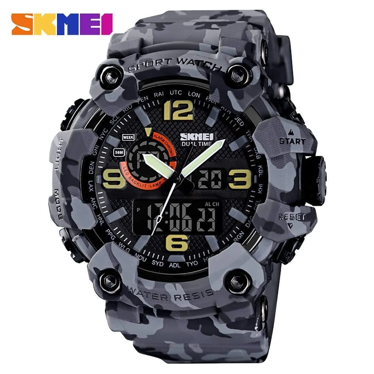 Skmei 1520 Original Analog Digital Multifunction watch for Men
