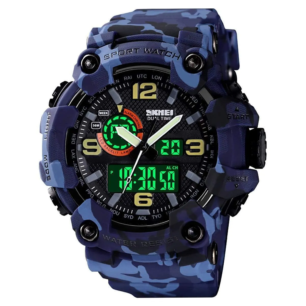 Skmei 1520 Original Analog Digital Multifunction watch for Men