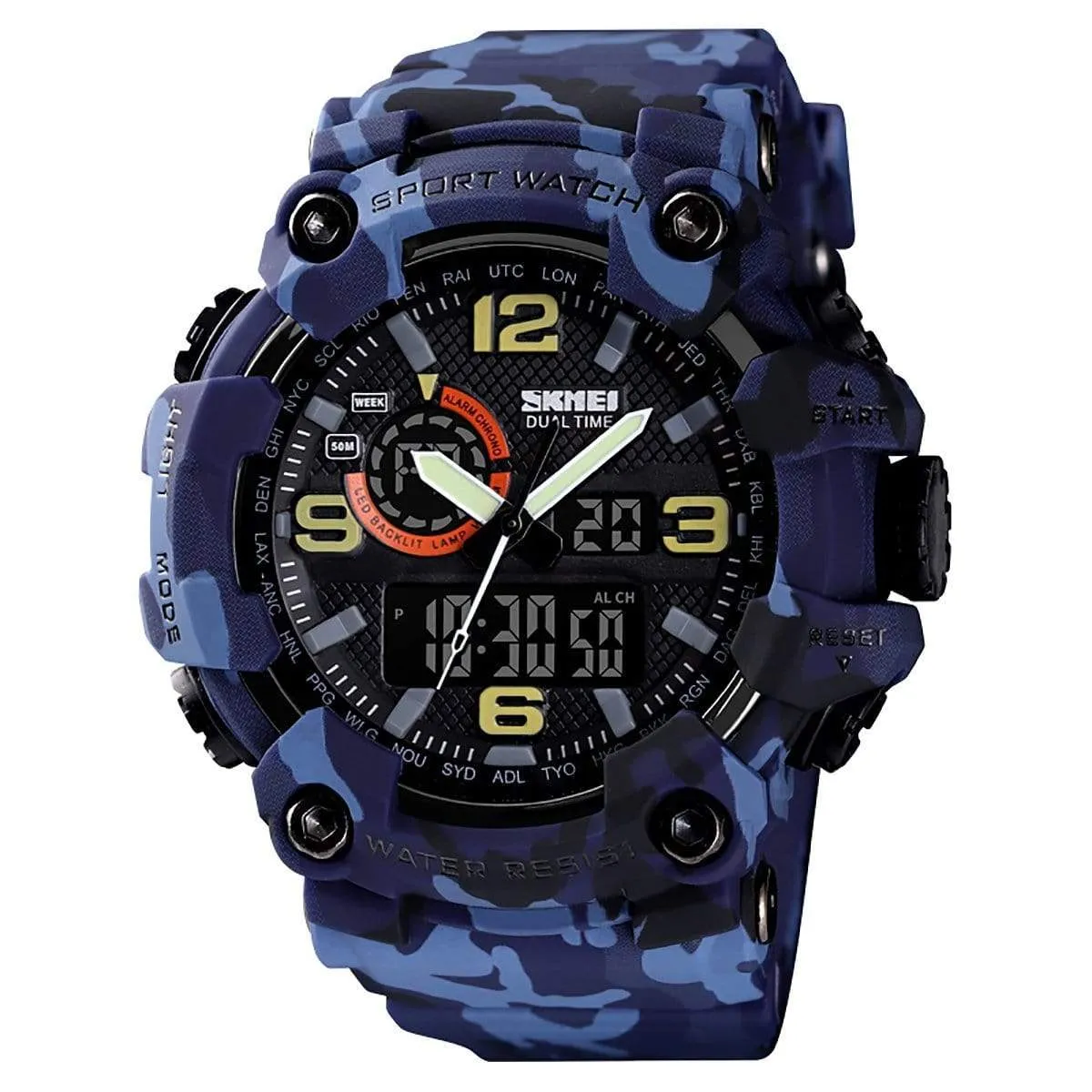 Skmei 1520 Original Analog Digital Multifunction watch for Men