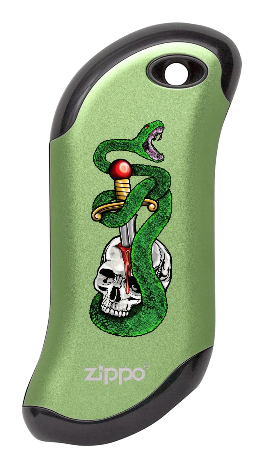 Skull, Snake, & Dagger: HeatBank<sup>®</sup> 9s Rechargeable Hand Warmer