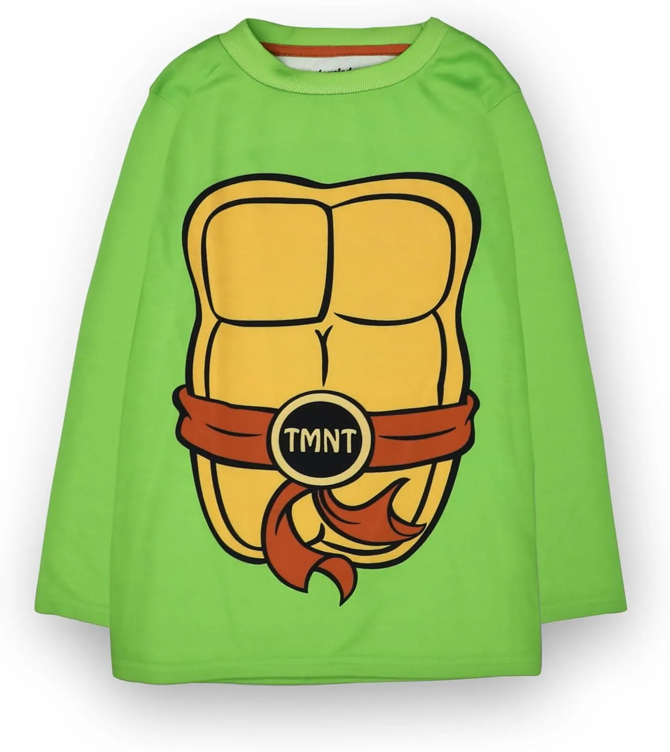 Teenage Mutant Ninja Turtles Boys Pajama Set | Kids Green Loungewear Long Sleeve T-Shirt & Long Leg Pants Complete PJs