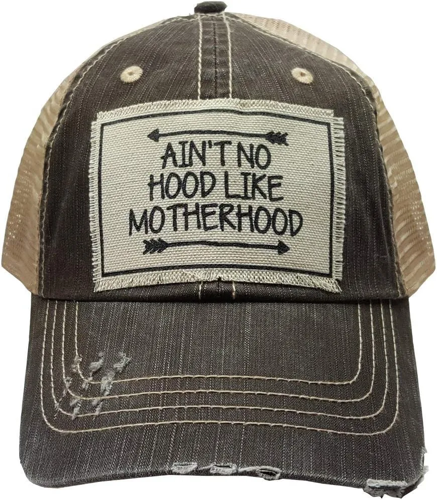VINTAGE LIFE Women's Distressed Funny Sayings Trucker Baseball Hats
