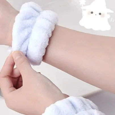 Waterproof Face Wash Wristband & Sweat Absorbent Cuff