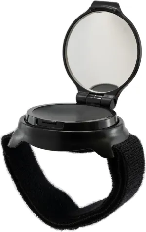 Wearable Bike Wrist  Adjustable 360 Bicycle Rear View Mirror  Safe Bike Accessories for Cyclists, Mountain, Road Bike Riding  Durable Black Plastic Bike Mirror Wristband