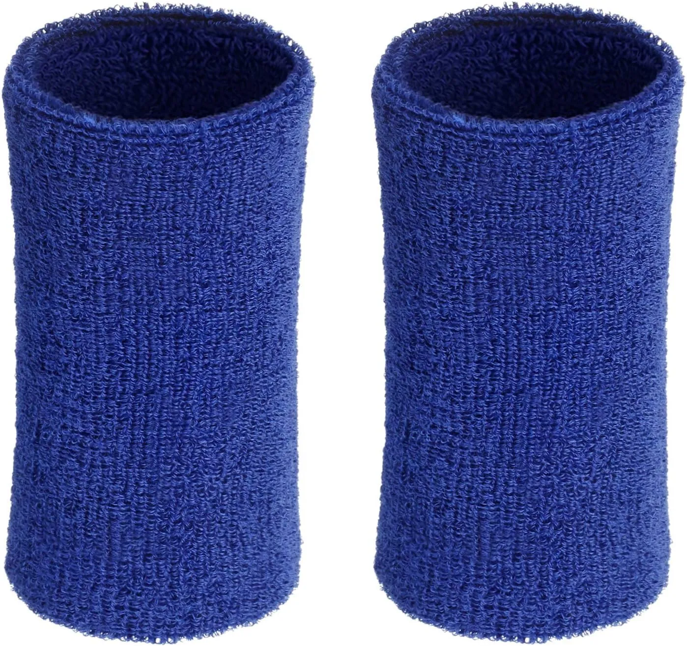 WILLBOND 6 Inch Wrist Sweat Bands for Men Women Tennis Elastic Athletic Long Sweatband Wrist Absorbent for Basketball Tennis Running Outdoor Activity