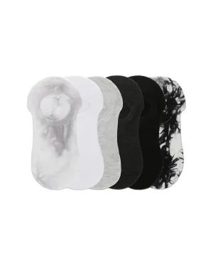 Women's 6 Pair Pack Tie Dye No Show Sneaker Liners